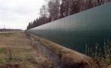 Шумозащитный забор высотой 6 метров монтаж