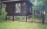 Ворота и калитка из профильной трубы
